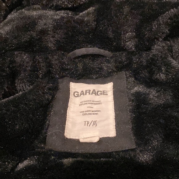GARAGE Fleece-Lined Parka with Faux-Fur-Trim Hood Size XS - Picture 9 of 12